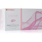 Cranberry Cerise Pink nitrilové nepudrované rukavice veľkosť S 2x100 ks