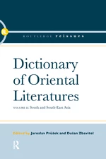 Dictionary of Oriental Literatures 2