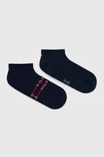 Ponožky Tommy Hilfiger 2-pak pánske, tmavomodrá farba, 701222188