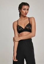 Women's Bra Triangle Laces Black