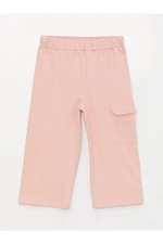 LC Waikiki LCW Baby Basic Cargo Pants for Baby Girls with Elastic Waist.