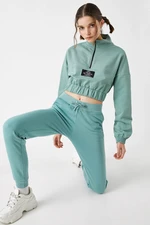 Koton Women's Light Green Sweatshirt