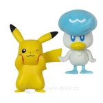 Jazwares Pokémon akčné figúrky Pikachu a Quaxly 5 cm