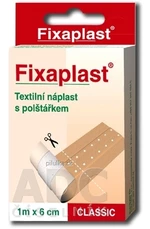 Fixaplast Classic náplasť 1 m x 6 cm textilná a vankúšikom
