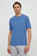 Bavlnené tričko Sisley pánsky, jednofarebný