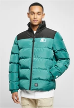 Bunda Starter Logo Puffer Jacket tmavě svěžezelená/černá