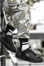 DARK SEER Black Smoked Men's Sneakers