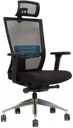 MERCURY Kancelářská židle WINDY černo-modrá