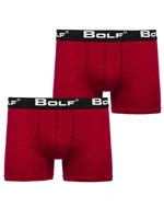 Vínové pánské boxerky Bolf 0953-2P 2 PACK