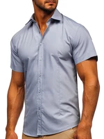 Blankytná pánská košile s krátkým rukávem Bolf 17501