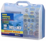 COMPASS Autožárovky servisní box MEGA 12V H1 + H7 + pojistky