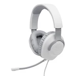 Headset JBL Quantum 100 biely herné slúchadlá • frekvencia 20 Hz až 20 kHz • citlivosť 946 dB • impedancia 32 ohm • 3,5 mm jack • 1,2 m kábel • odpoji