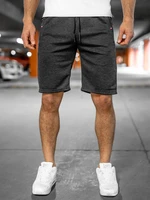 Pantaloni scurți de trening negri bărbați Bolf JX130