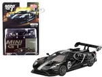 Ford GT Mk II 2 Shadow Black with Silver Stripes Limited Edition to 3360 pieces Worldwide 1/64 Diecast Model Car by True Scale Miniatures