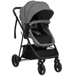 [EU Direct] vidaXL 10340 Baby Stroller 2-in-1 Portable Travel Children Carriage Foldable Cart