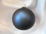 Vánoční ozdoby Malá vánoční koule 6 ks - tmavě modrá matná