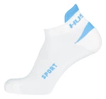 Husky  Šport biela/modrá, XL(45-48) Ponožky