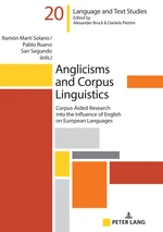 Anglicisms and Corpus Linguistics