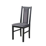 Sconto Jedálenská stolička BOLS 14 čierna/antracitová