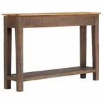Vintage style console table 118x30x80 cm solid wood