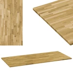 Desk Top Solid Oak Wood Rectangular 0.9" 47.2"x23.6"