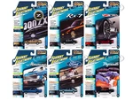 "Classic Gold Collection" 2022 Set A of 6 Cars Release 2 1/64 Diecast Model Cars by Johnny Lightning