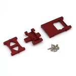 Upgraded Metal Servo Mount Middle Gearbox Bottom Plate Crossbeam for FMS 1/18 Mogrich Fire Horse CHEYENNE ARIZONA RC Car