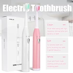 USB Charge Washable Electric Toothbrush Teeth Whitening Oral Care Waterproof Cleasing Tool