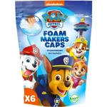 Nickelodeon Paw Patrol Foam Makers Caps pena do kúpeľa pre deti 6x16 g