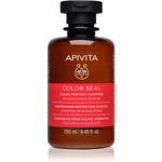 Apivita Color Seal Color Protect Shampoo šampón pre ochranu farbených vlasov bez sulfátov 250 ml