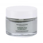 Revolution Skincare Green Tea & Walnut 50 ml pleťová maska pro ženy na suchou pleť; na dehydratovanou pleť; na rozjasnění pleti