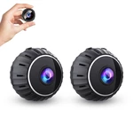 2PCS X10 1080P Wifi Hidden Cameras Nanny Camera Wireless IP Camera with 150° Viewing Angle Infrared Night Vision Motion
