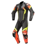 Jednodílná moto kombinéza Alpinestars Atem 4 černá/červená fluo/žlutá fluo  černá/červená fluo/žlutá fluo  52