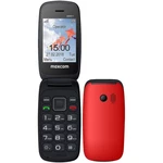 Mobilný telefón MaxCom Comfort MM817 (MM817CZER) červený mobilný tlačidlový telefón • 2,4" uhlopriečka • farebný TFT displej • 240 × 320 px • zadný fo