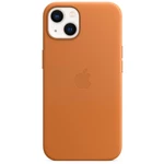 Kryt na mobil Apple Leather Case s MagSafe pre iPhone 13 - zlatohnedý (MM103ZM/A) Kožený kryt s MagSafe na iPhone 13 – zlatohnědý   Kožený kryt s MagS