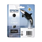 Cartridge Epson T7608, 25,9 ml, matná černá (C13T76084010) Epson T7608 matná černá

Inkoustová náplň pro tiskárny Epson.
ZÁKLADNÍ SPECIFIKACE
Pro tisk
