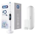 Zubná kefka Oral-B iO8 Series White Alabaster elektrická zubná kefka • 6 režimov čistenia • technológia iO – jemné vibrácie • senzor tlaku – pomôže vá