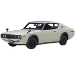 Nissan Skyline 2000GT-R (KPGC110) RHD (Right Hand Drive) White 1/18 Model Car by Autoart