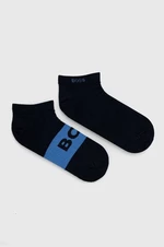 Ponožky BOSS (2-pak) pánske,tmavomodrá farba,50467747