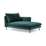 Petrolejovozelená zamatová leňoška Cosmopolitan Design Vienna, pravý roh Petrolejovozelená zamatová leňoška Cosmopolitan Design Vienna, pravý roh