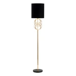 Čierna stojacia lampa Mauro Ferretti Circly