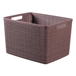 Fialový úložný kôš Curver Jute, 20 l