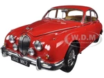 1962 Jaguar Mark 2 3.8 Carmen Red Left Hand Drive 1/18 Diecast Model Car by Paragon Models