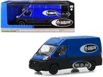 2018 RAM ProMaster 2500 Cargo Van High Roof Blue and Black "MOPAR Custom Shop" 1/43 Diecast Model Car by Greenlight