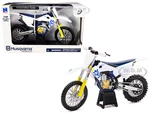 Husqvarna FC450 White and Blue 1/12 Diecast Motorcycle Model by New Ray