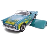 1956 Ford Thunderbird  Blue Street Rod 1/24 Diecast Car by Unique Replicas