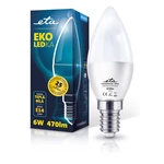 LED žiarovka ETA EKO LEDka sviečka, 6W, E14, teplá biela (C37-PR-470-16A) EKO LEDka

Pätica: E14 
Príkon: 6 W (svietivosť ako klasická 40 W žiarovka) 