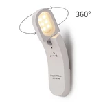 I-01 USB Charging PIR Induction Wall Lamp 3000K/6500K 360° Rotation LED Night Light Human Body Induction Bedside Lamp
