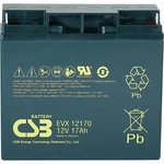 CSB Battery EVX 12170 EVX12170 olovený akumulátor 12 V 17 Ah olovený so skleneným rúnom (š x v x h) 181 x 167 x 76 mm sk
