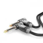 Hicon HBA-6A-0090 jack audio prepojovací kábel [1x jack zástrčka 6,3 mm (mono) - 1x jack zástrčka 6,3 mm (mono)] 0.90 m